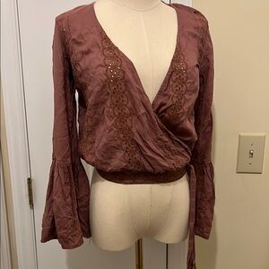 American Eagle Outfitters Top in Tan